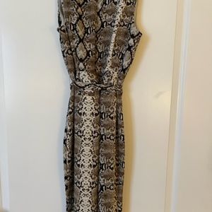 Banana Republic Leopard Jumpsuit Size 0